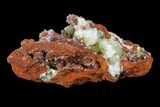 Gemmy, Adamite & Calcite Crystals - Ojuela Mine, Mexico #155295-1